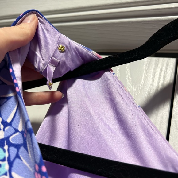 Lilly Pulitzer Ronnie Romper in Light Lilac “Trunks in the Air” - Picture 10 of 15